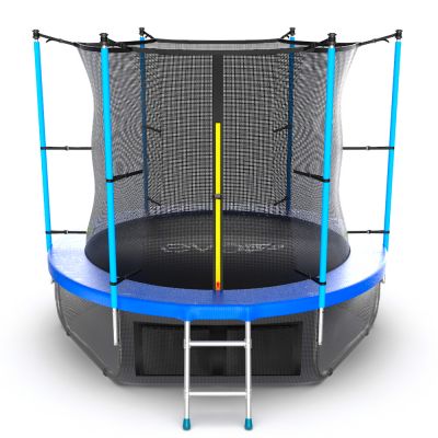 Батут EVO JUMP Internal 8ft (Blue) с нижней сеткой